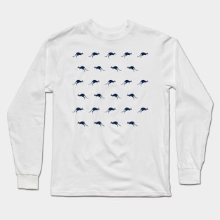 Akron | Blue Kangaroo Long Sleeve T-Shirt